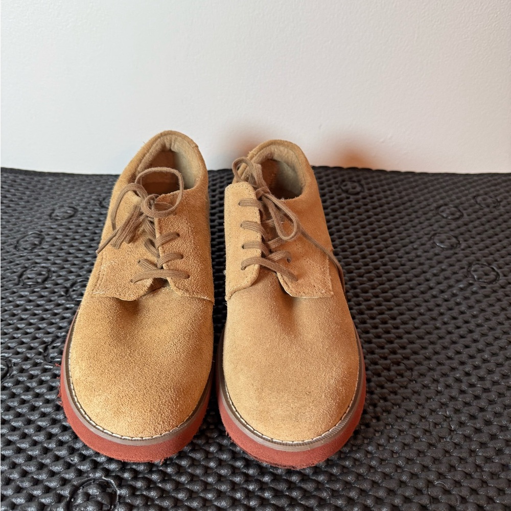 Sperry Tevin Oxford Tan Suede boys Shoes